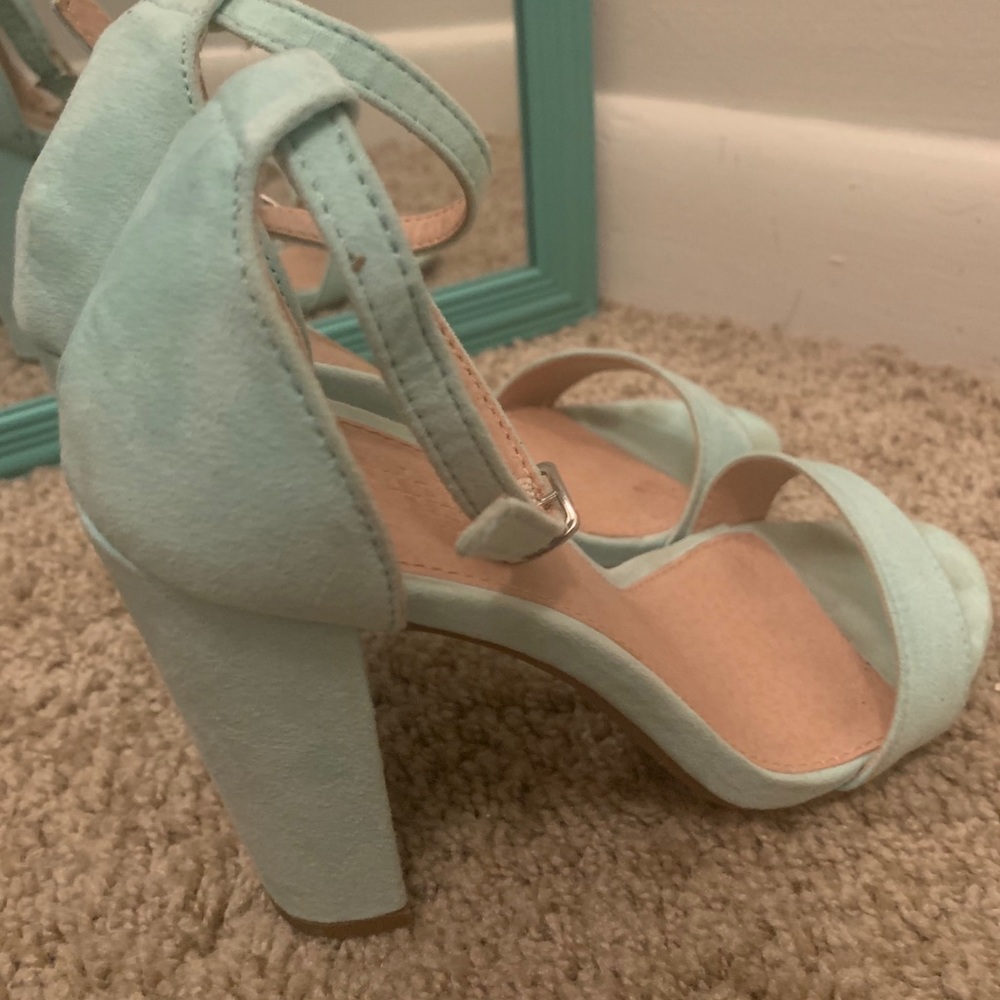 Strappy ankle heels